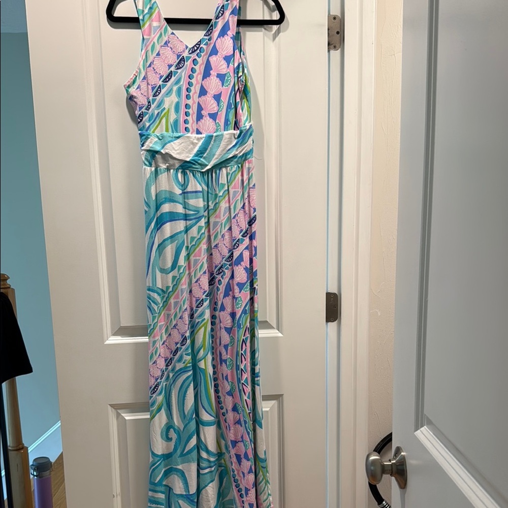 Colorful Patterned Maxi Dress